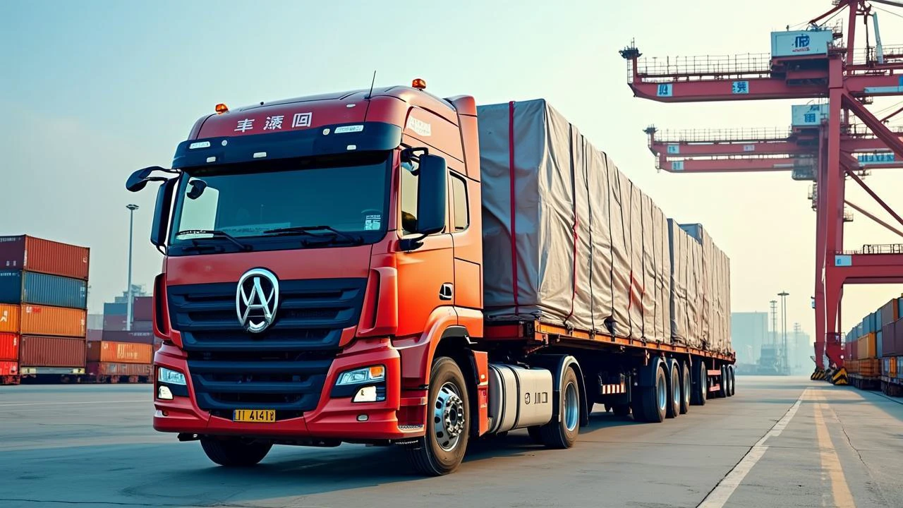 中港平板车到香港大件物流运输